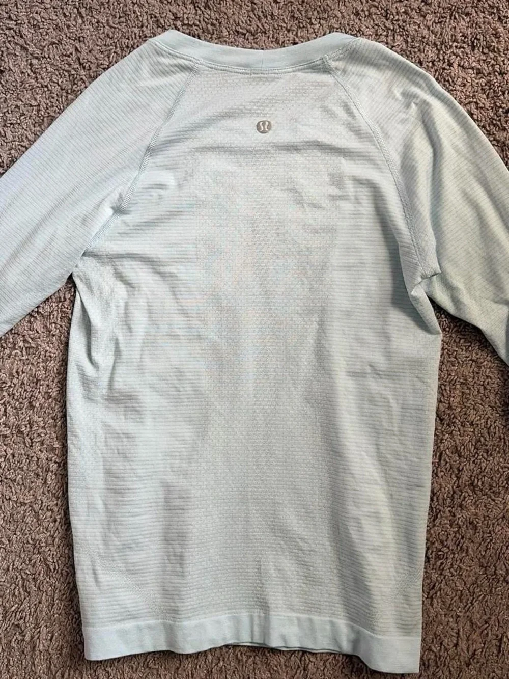 lululemon athletica Light Blue Long Sleeve swiftly tech Tee